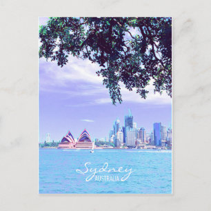 Wateruitzicht van het Opera House Sydney Harbour Briefkaart