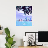 Wateruitzicht van het Opera House Sydney Harbour Poster (Thuiskantoor)