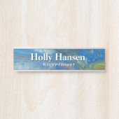 Waterval Acrylflow Kunstdesk Deurbordje (Voorkant)