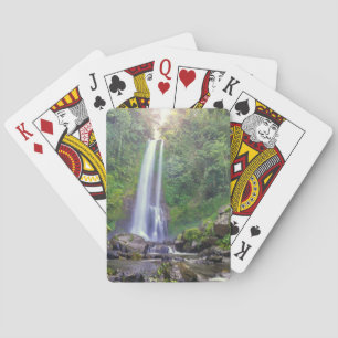 Waterval Bali, Indonesië Pokerkaarten