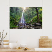 Waterval | Bali, Indonesië Poster (Keuken)