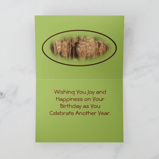 Waterval Bday-customize Kaart (Binnen)