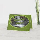 Waterval Bday-customize Kaart (Voorkant)