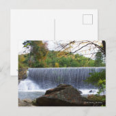Waterval bij Banner Elk, Briefkaart North Carolina (Voorkant / Achterkant)