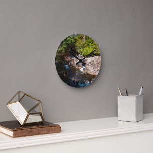 Waterval bij Betws-y-Coed, Snowdonia, Wales Ronde Klok