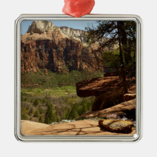 Waterval bij Emerald Pools in Zion National Park Metalen Ornament