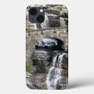 Waterval bij Glacier National Park iPhone Cases