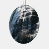 Waterval bij Ithaca Herfsten New York Keramisch Ornament (Rechts)