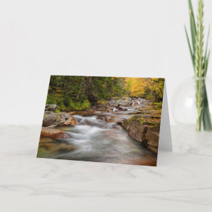 Waterval bij Jefferson Brook, New Hampshire Kaart