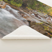 Waterval bij Jefferson Brook, New Hampshire Sherpa Deken (3/4)