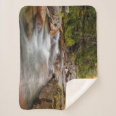 Waterval bij Jefferson Brook, New Hampshire Sherpa Deken (Voorkant)