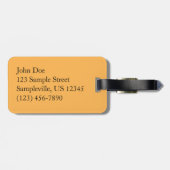 Waterval bij Laurel Hill State Park I Bagagelabel (Achterkant horizontaal)