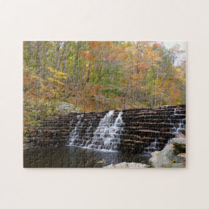 Waterval bij Laurel Hill State Park I Legpuzzel