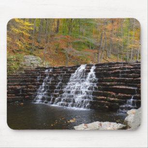 Waterval bij Laurel Hill State Park I Muismat