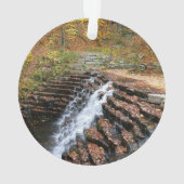 Waterval bij Laurel Hill State Park II Ornament (achterkant)