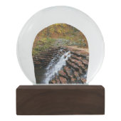 Waterval bij Laurel Hill State Park II Sneeuwbol (Achterkant)