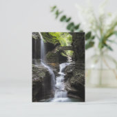 Waterval bij Watkins Glen, NY Briefkaart (Staand voorkant)
