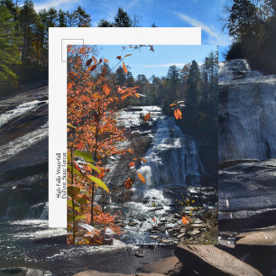 Waterval Blue Ridge Mountains Hoge Watervallen Her Briefkaart