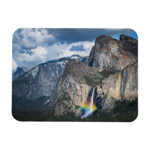Waterval   Bridal Veil Herfsten Yosemite Californi Magneet