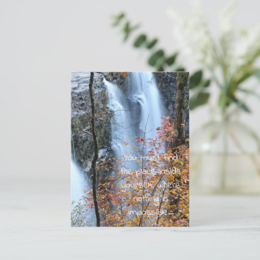 Waterval Briefkaart (Staand voorkant)