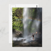 waterval briefkaart (Voorkant / Achterkant)