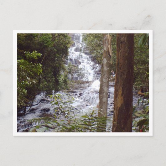 waterval briefkaart (Voorkant)