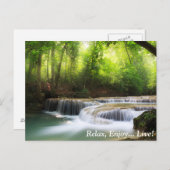 Waterval Briefkaart (Voorkant / Achterkant)