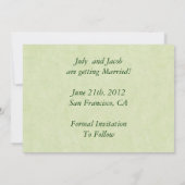 Waterval Bruiloft Save The Date Kaart (Achterkant)