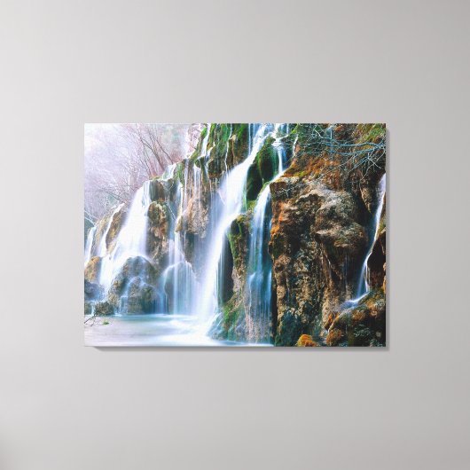 Waterval Canvas Afdruk (Voorkant)
