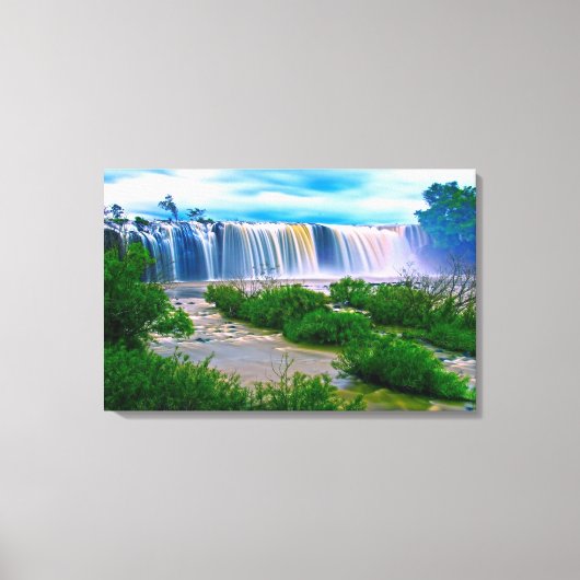 Waterval Canvas Afdruk (Voorkant)