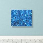 Waterval Canvas Afdruk (Insitu (Houten vloer))