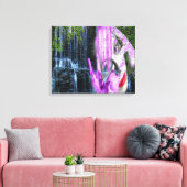 Waterval Canvas Afdruk (Insitu (Woonkamer))