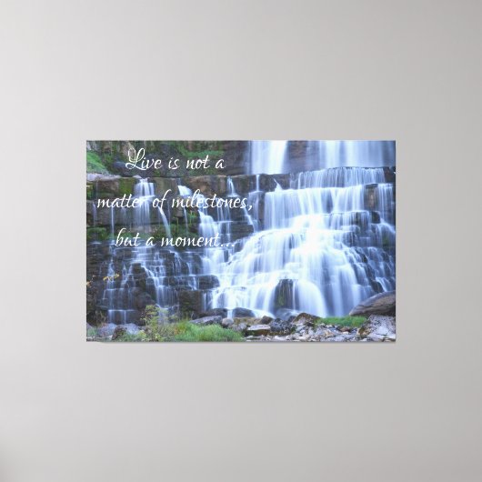 Waterval Canvas Afdruk (Voorkant)