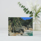 Waterval door het Zee Briefkaart (Staand voorkant)