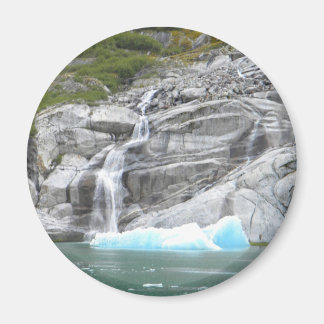 Waterval en Iceberg Alaska Inside Passage Magneet