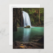 Waterval | Erawan Waterfall, Thailand Briefkaart (Voorkant / Achterkant)
