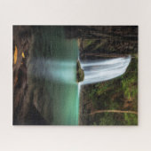 Waterval | Erawan Waterfall, Thailand Legpuzzel (Horizontaal)