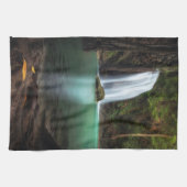 Waterval | Erawan Waterfall, Thailand Theedoek (Horizontaal)