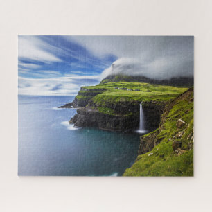 Waterval Faeröer, Denemarken Legpuzzel