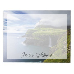 Waterval   Faeröer, Denemarken Notitieblok