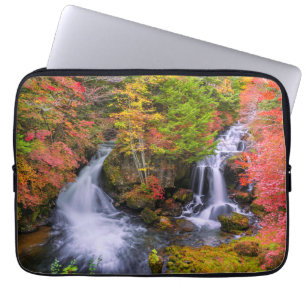Waterval   Faucet Waterfall Nikko Japan Herfst Laptop Sleeve