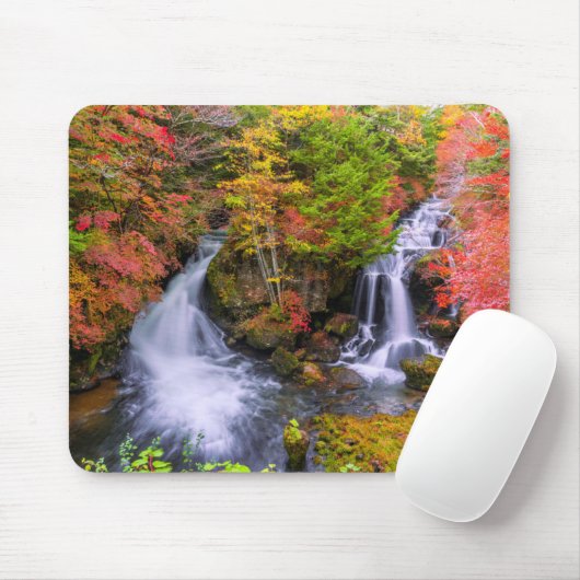 Waterval | Faucet Waterfall Nikko Japan Herfst Muismat (Met muis)