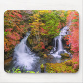 Waterval | Faucet Waterfall Nikko Japan Herfst Muismat (Voorkant)