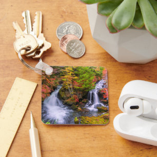 Waterval   Faucet Waterfall Nikko Japan Herfst Sleutelhanger