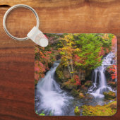 Waterval | Faucet Waterfall Nikko Japan Herfst Sleutelhanger (Voorkant)