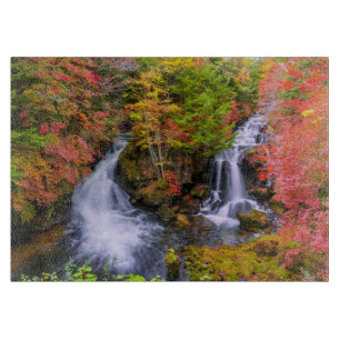 Waterval Faucet Waterfall Nikko Japan Herfst Snijplank