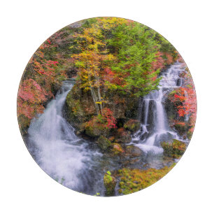 Waterval Faucet Waterfall Nikko Japan Herfst Snijplank