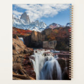 Waterval | Fitz Roy Mountain, Argentinië Planner (Achterkant)