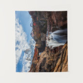 Waterval | Fitz Roy Mountain, Argentinië Wandkleed (Voorkant)