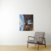 Waterval | Fitz Roy Mountain, Argentinië Wandkleed (In situ)